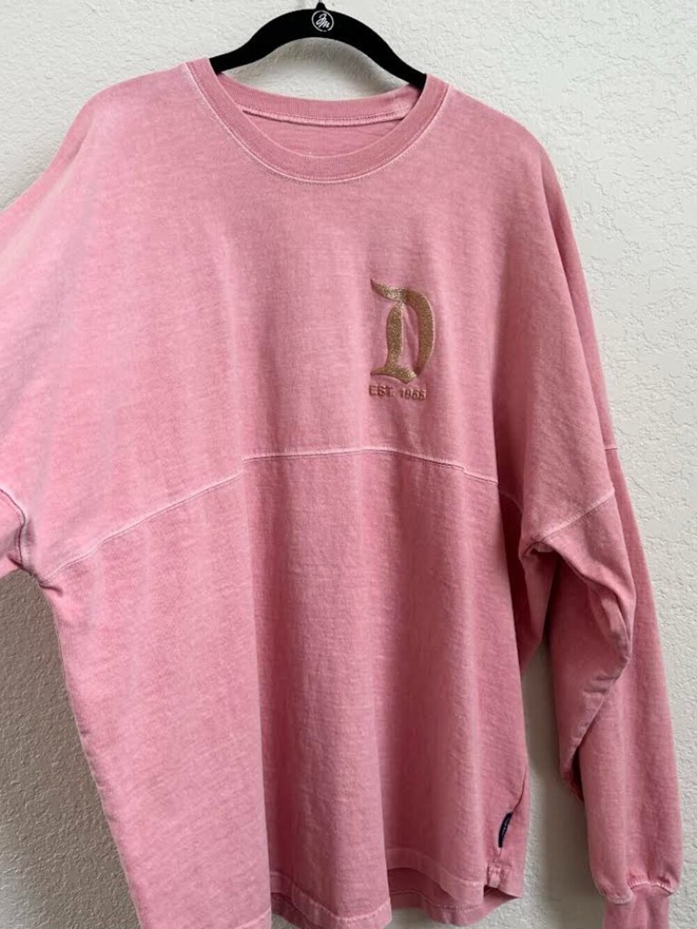 Disneyland Resort Spirit Jersey Pink Gold Glittery Lettering - Picture 7 of 14